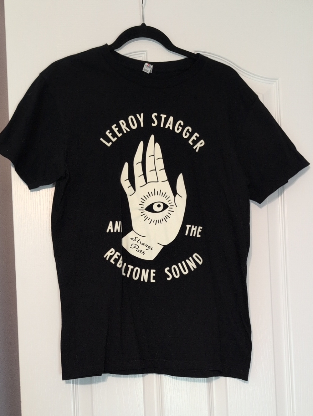 Leroy Stagger Rebeltone Sound Black Graphic T-Shirt Brand New Medium